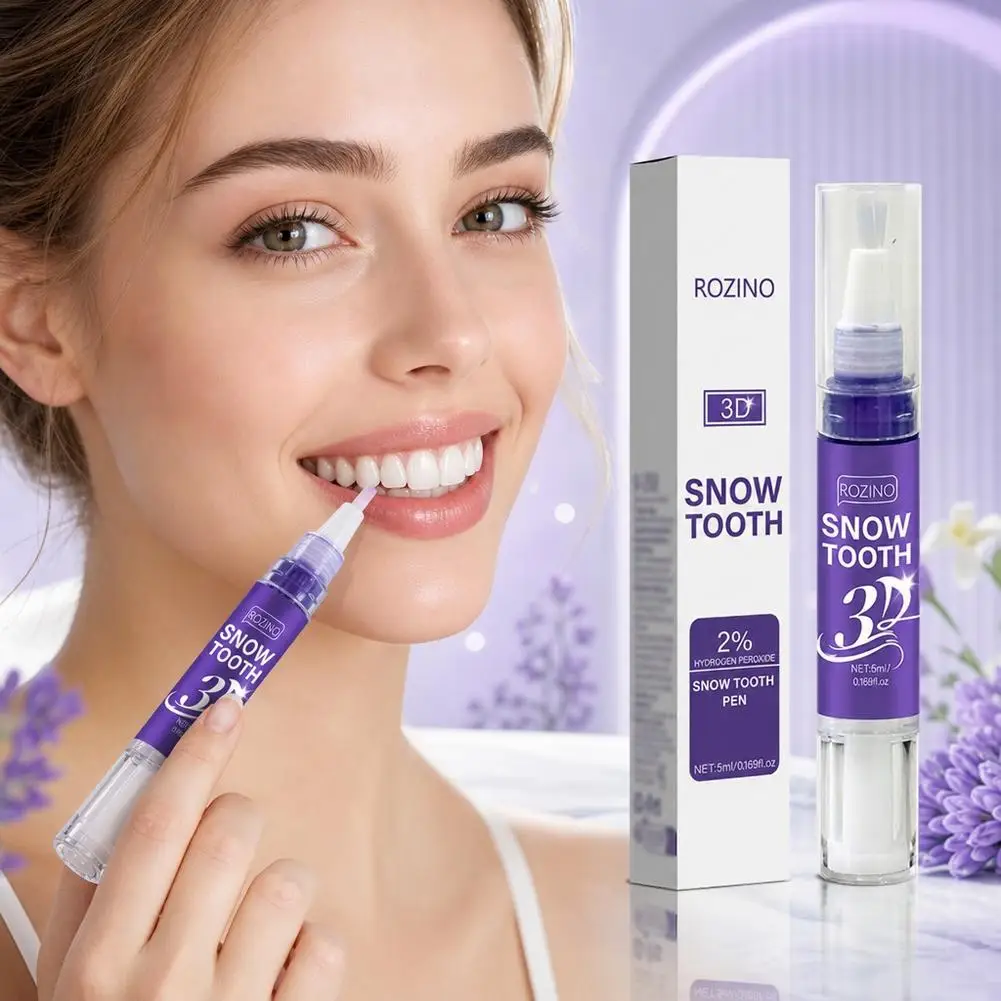 3D Snow Teeth Whitening Pen,Tooth Color Correction Gel,,Deep Cleaning Teeth Stains Tartar Serum,Fresh Breath Tooth Care Products