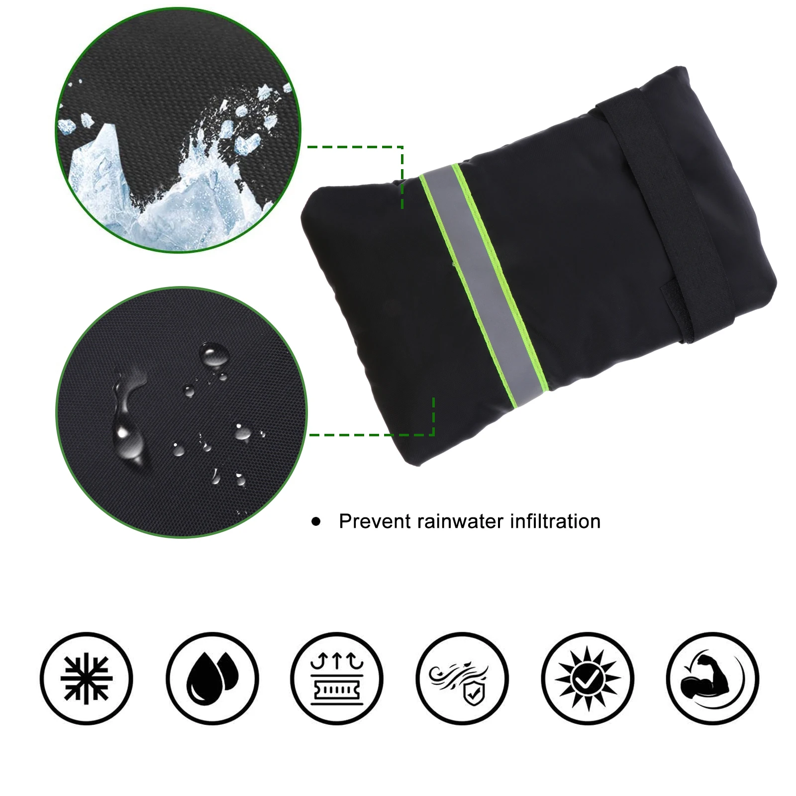 

2Pcs Reflective Cover Durable Reusable AntiFrost Protector Winter Hose Anti Frost Protector Insulation Water Cover