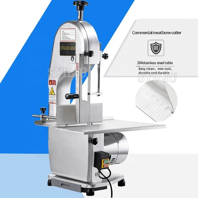 Compact Electric Meat and Bone Cutting Machine For Fish Cow Rib Sternum And Frozen Meat With Automatic Saw Blade