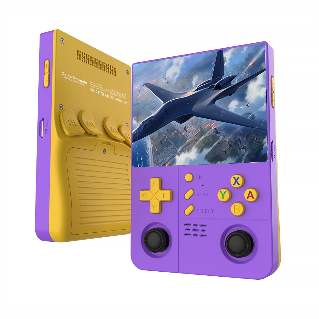 BOYHOM R 40XX Pro Max Retro-Spielekonsole 4,2 Zoll IPS-Bildschirm 4000mAh Tragbare Handheld-Konsole Eingebautes WLAN R0XXPRO Kindergeschenk
