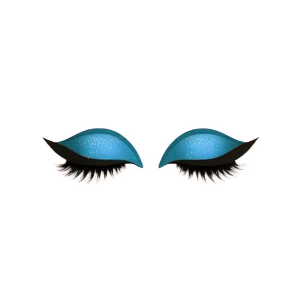 Self-Adhesive Lazy Eye Shadow Eyelash Patch 3-in-1 With Eyeliner Eyeshadow Eyelash Stickers Quick Makeup Eye Makeup Stickers