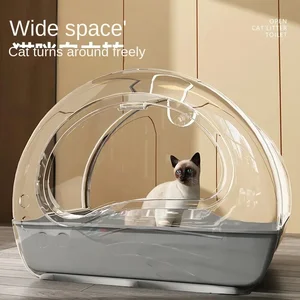 Fully closed trash box, drawer type, anti-spring and odor isolation, extra large bathroom 10 Main Sales Sand Box for Cats - №8