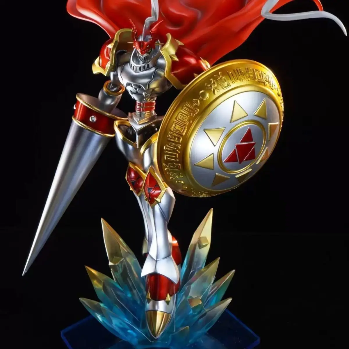 Digimon Tamers Gallantmon Dukemon Royal Knights Anime PVC Action Figure Model Toy 22cm Movable PVC Statue Toy Gift view 3