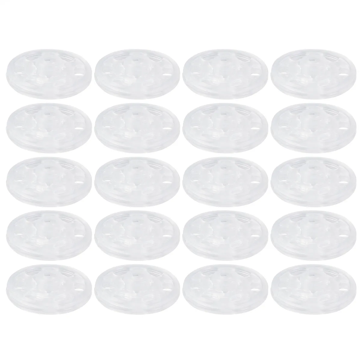

1000Pcs 20Mm Plastic Sewing Buttons Transparent Shirt Fasteners for DIY Garment Repair Craft Knitting Accessory Kit
