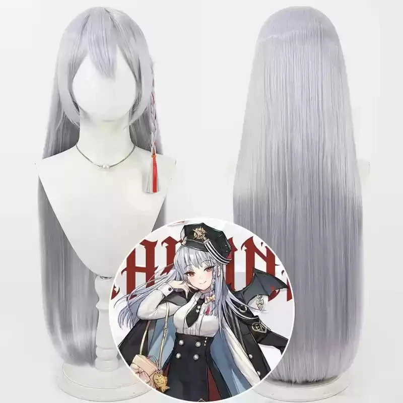 

Два цвета, синий архив, парик для косплея Kurodate Haruna, длина 90 см, серебристо-серые, термостойкие синтетические волосы; 2 дюйма, 5,5 ч;