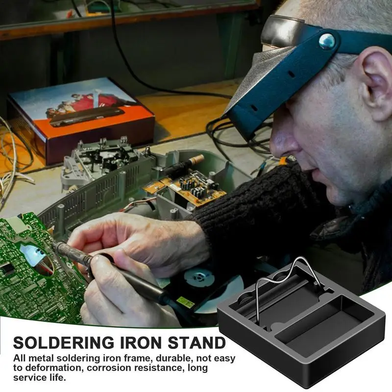 Solder Support Base High Temperature Resistant Solder Stand Easy To Install Welding Stand For Electronic Factory Production