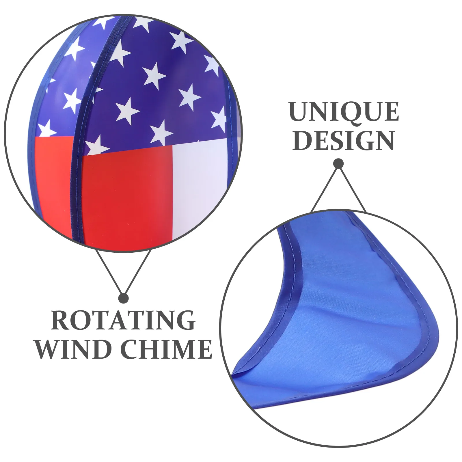 

Hot Air Balloon Wind Spinner Independence Day Decoration Patriotic Outdoor Hanging Ornament Garden Yard Decor 4Th Of July Party