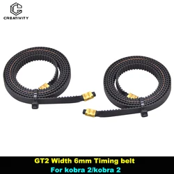 For Anycubic kobra Belt X Axis Y Axis Synchronous Rubber GT2 Width 6mm 2GT 8mm Y Axis Belts Fit kobra 2 3D Printer Accessories