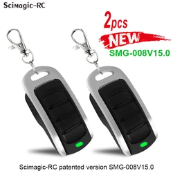 2 PACK Universal Garage Door Remote Control 280-868MHz Rolling Code Gate Opener Handheld Command Transmitter 433MHz Replicator