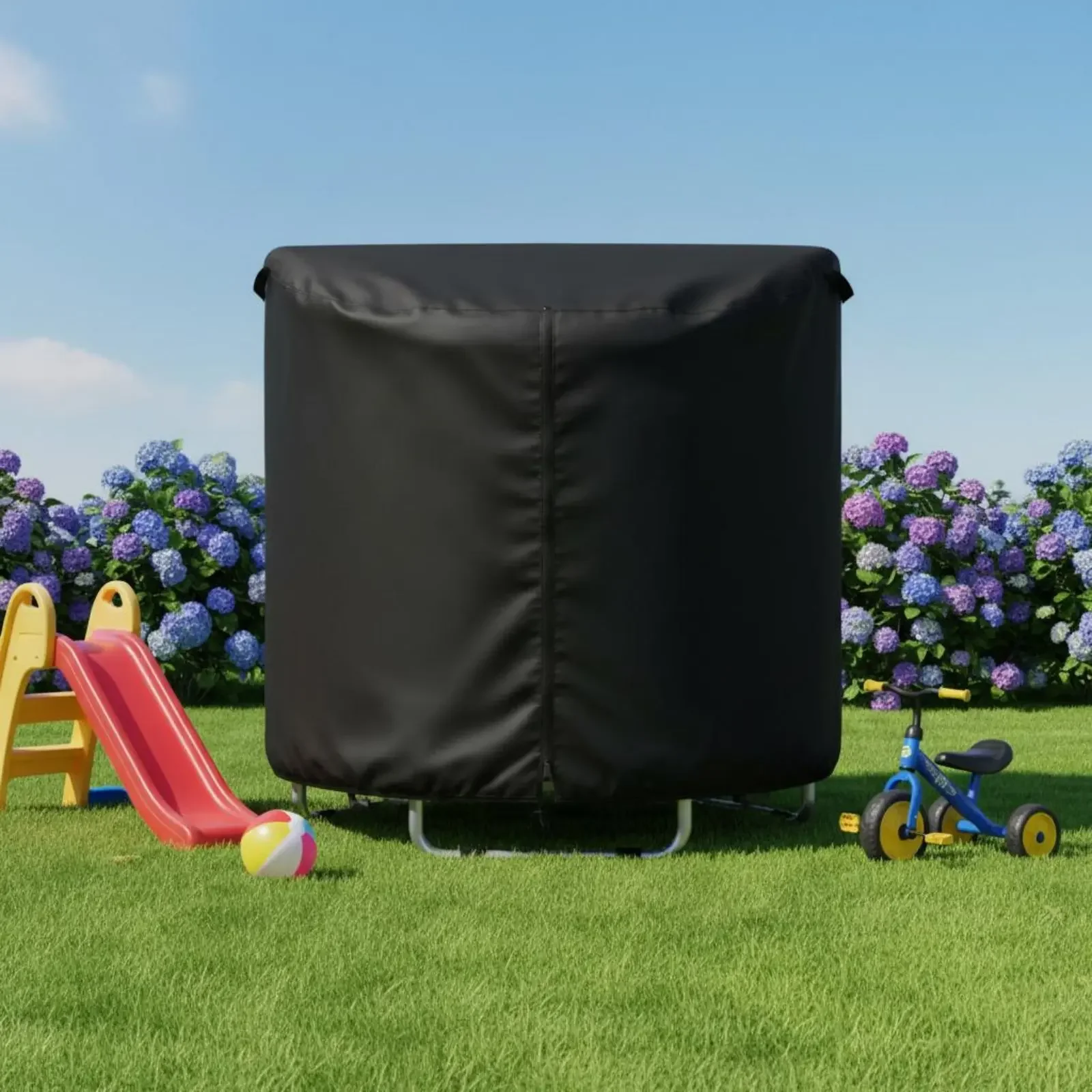 55 Inch Trampolines Weather Cover 420D Oxford Textile Young Child Trampolines Cover Waterproof for Young Children, Kids, Outdoor