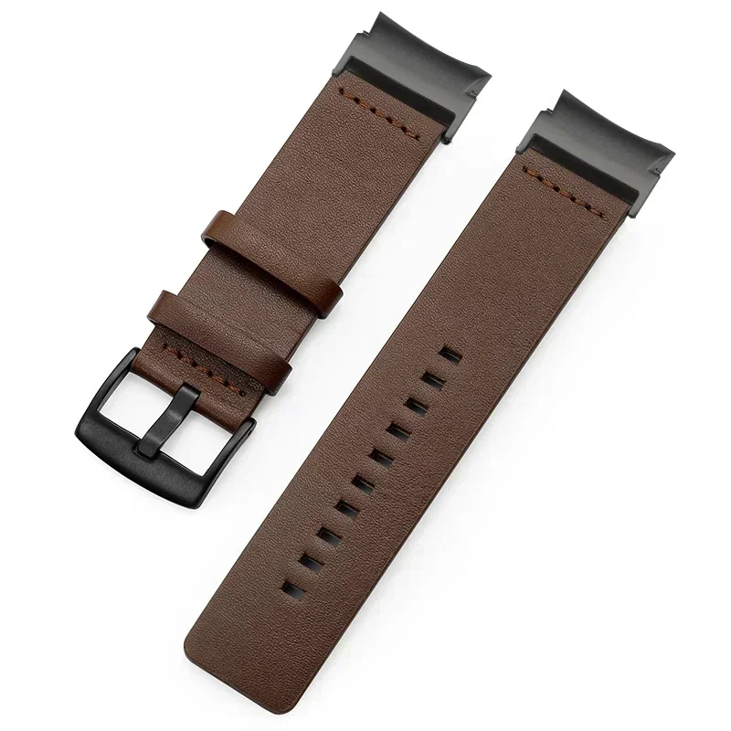 No Gaps Leather Band for Samsuang Galaxy Watch 6 5 4 40 44mm Quick fit Magnetic Buckle Strap for Galaxy Watch6 4 classic 43 47mm