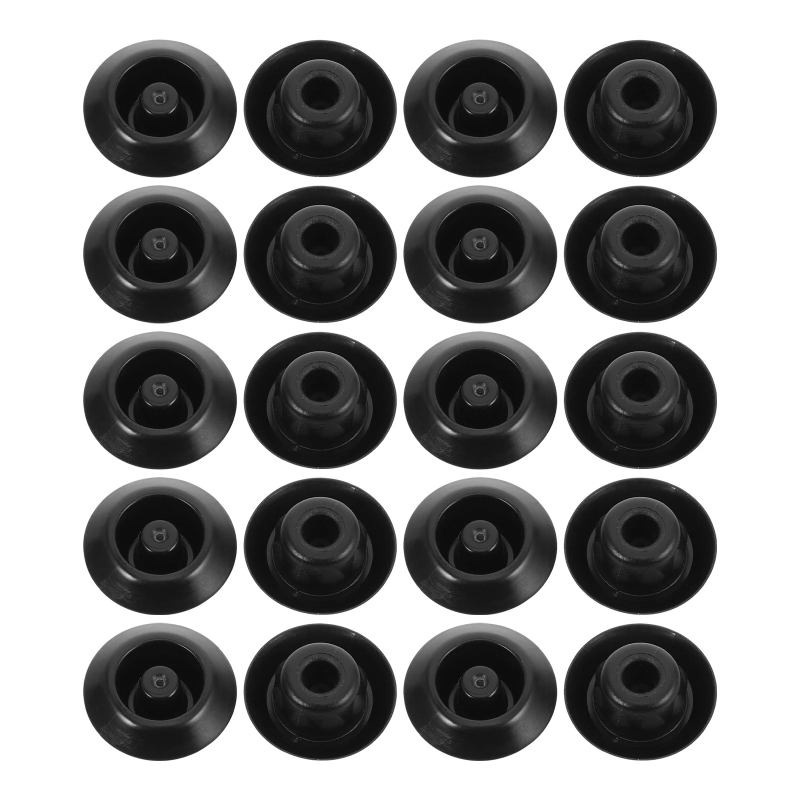 

20Pcs Rubber Stoppers Car Door Waterproof Debris Sealing Plugs Easy Install Remove for 11.4mm Hole Vehicle Protection Caps