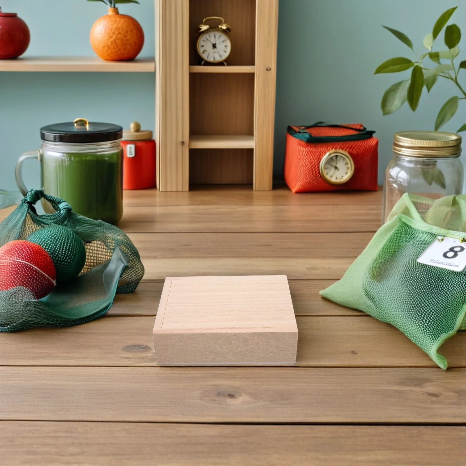 

Wood Bait Storage Box 95x75x2cm Stylish Portable Live Bait Container for Trout Ice Coarse Fishing Wooden Sliding Box