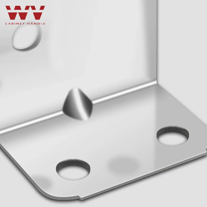 10-50 قطعة الفولاذ المقاوم للصدأ L-شكل رمز الزاوية 90 درجة مغلفة الأثاث لوحة الأجهزة الزاوية اليمنى قوس خزائن صغيرة #5