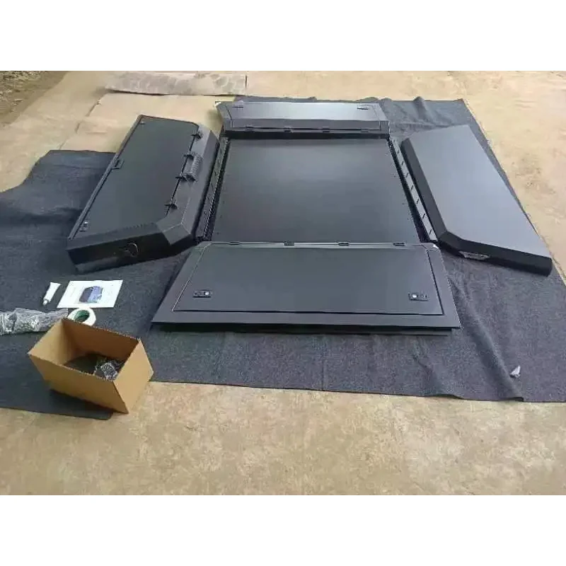 

Hot Selling Retractable Folding Aluminum Hardtop Canopy 5FT 5.8FT Universal Pickup Truck Bed Topper Exterior Accessories