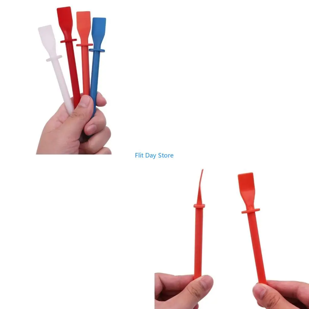 

F92C 5pcs Long Handle Spreader Brush for Crafts Applicator DIY Craft Sewing