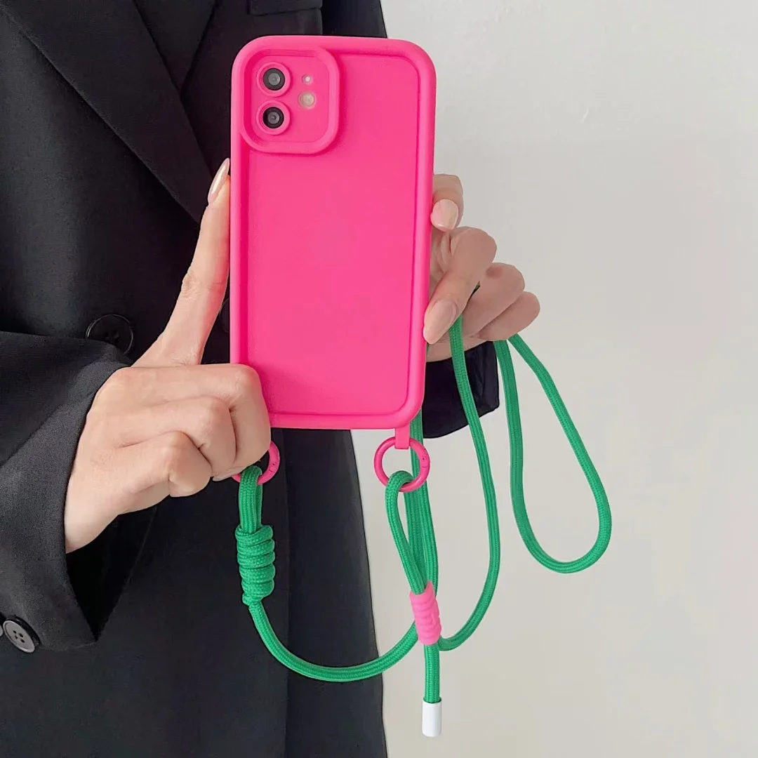 

Simple Adjustable Mobile Phone Universal Lanyard Crossbody Rope Mobile Phone Long Lanyard Shoulder Strap Rope Lanyard Neck Rope