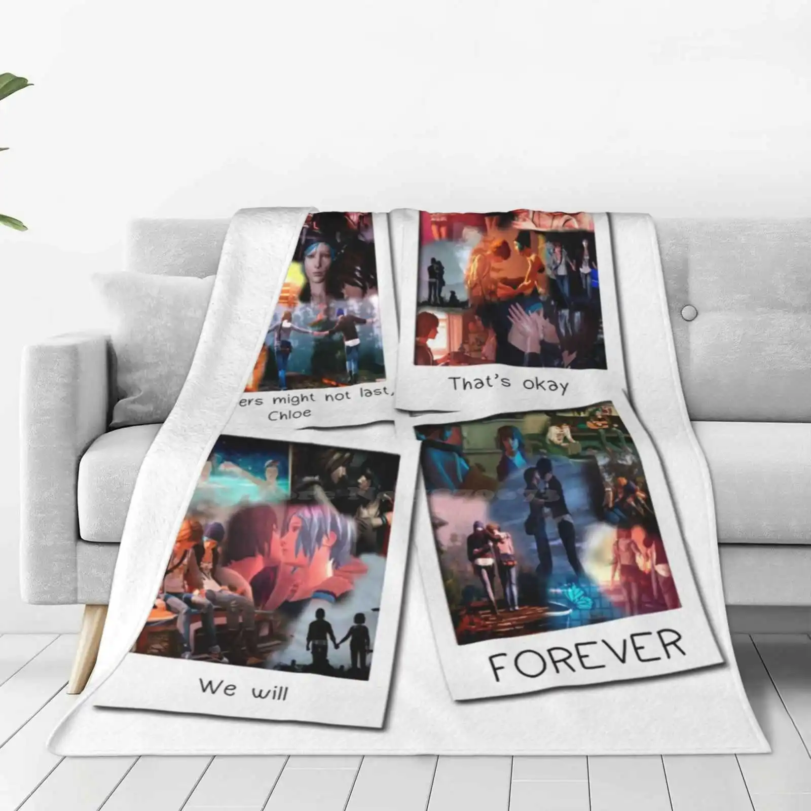 Forever Hot Sale Printing High Qiality Warm Flannel Blanket Life Is Strange Love Pricefield Price Max Caulfield Time Travel