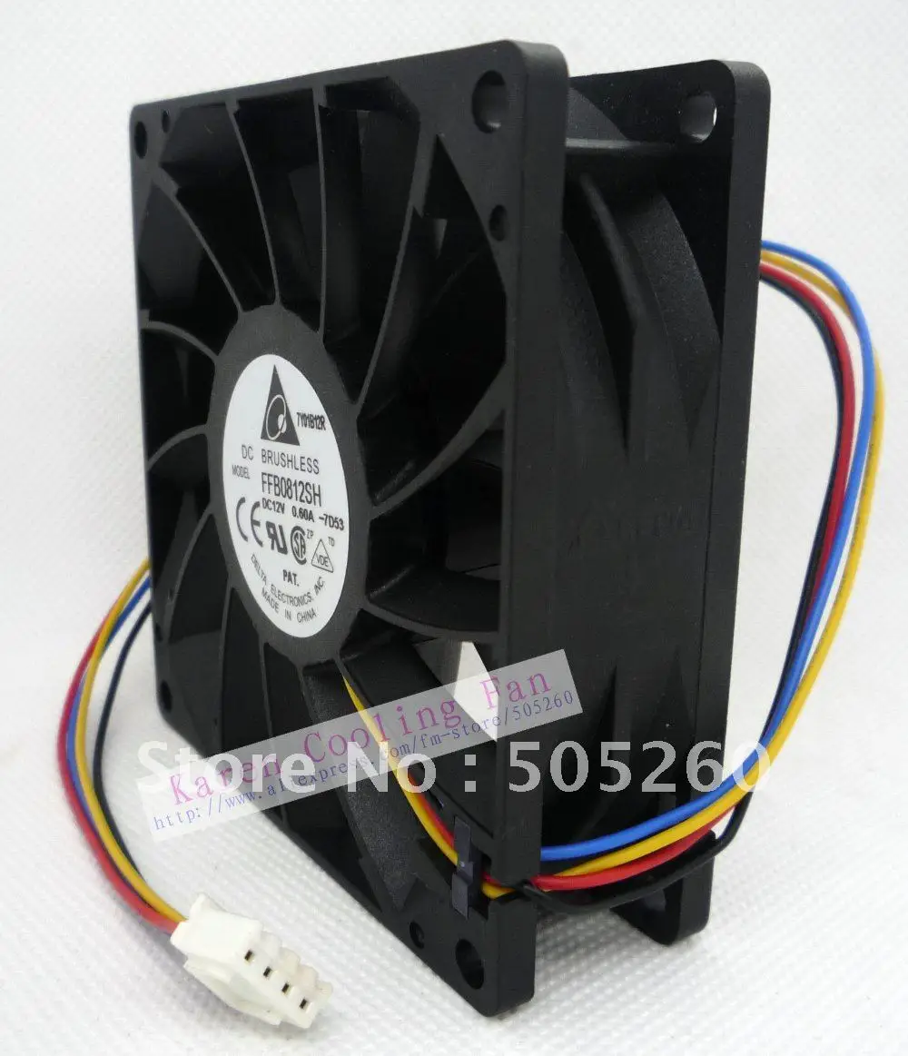 

8cm 8025 12V FFB0812HH FFB0812SH FFB0812VH FFB0812EH Cooling Fan, Ball bearing