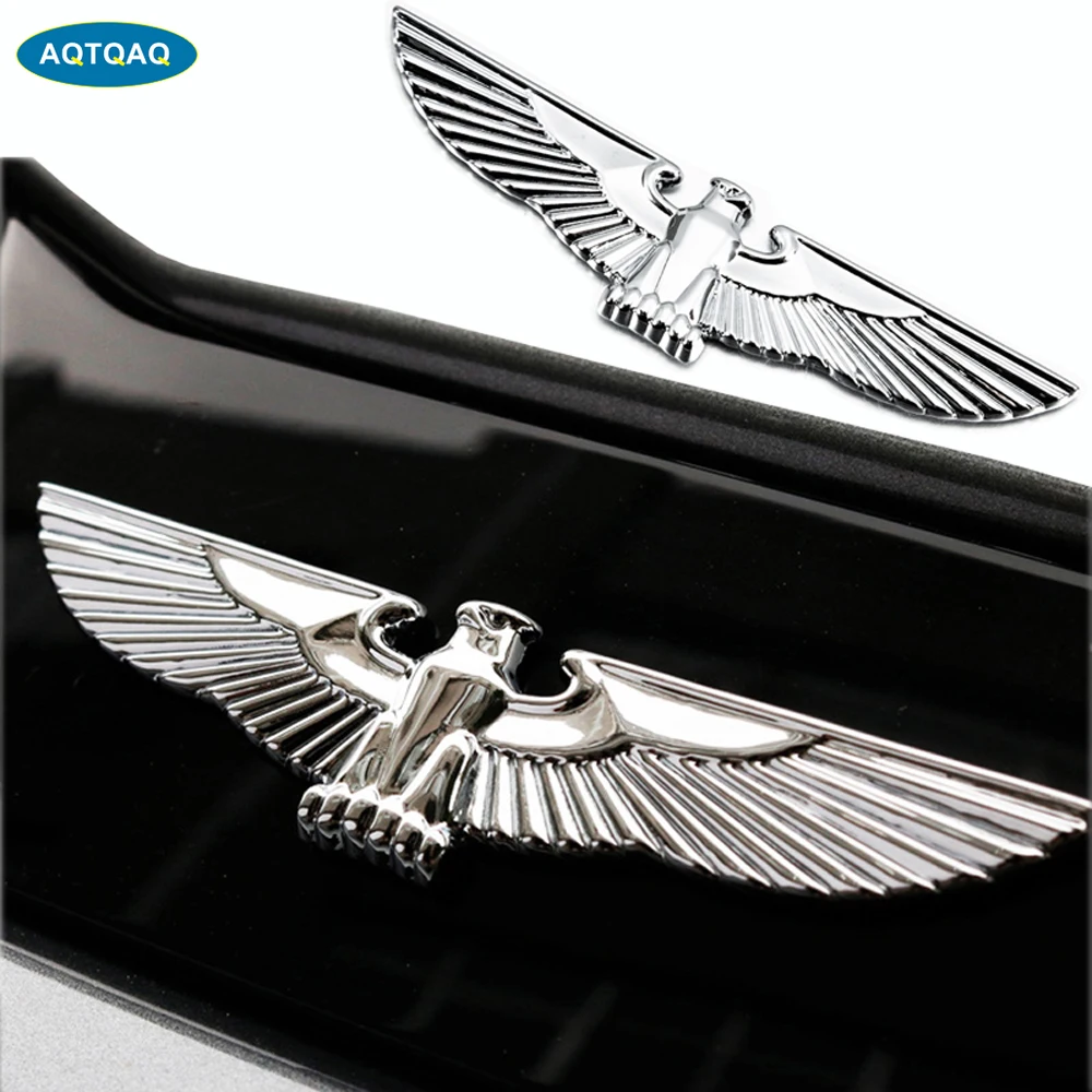 1Pcs Personalisierte 3D Auto Aufkleber Metall Adler Auto Aufkleber Abzeichen Dekoration Aufkleber Universal für Die Meisten Autos Körper Side Mark