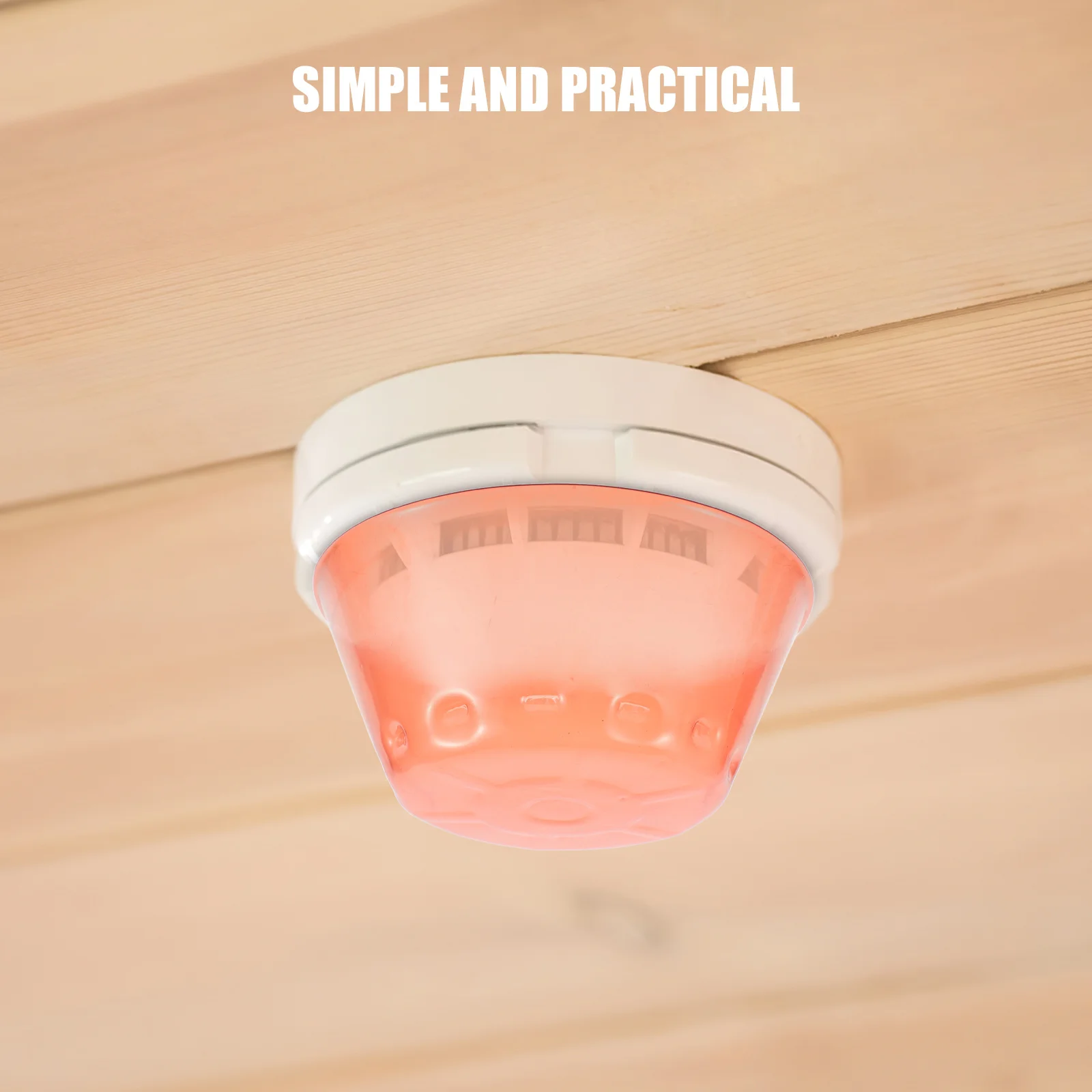 4Pcs Smoke Detectors Cover Protective Cap Reusable Plastic Shield for Home Safety Alarm Protection during Cooking Or