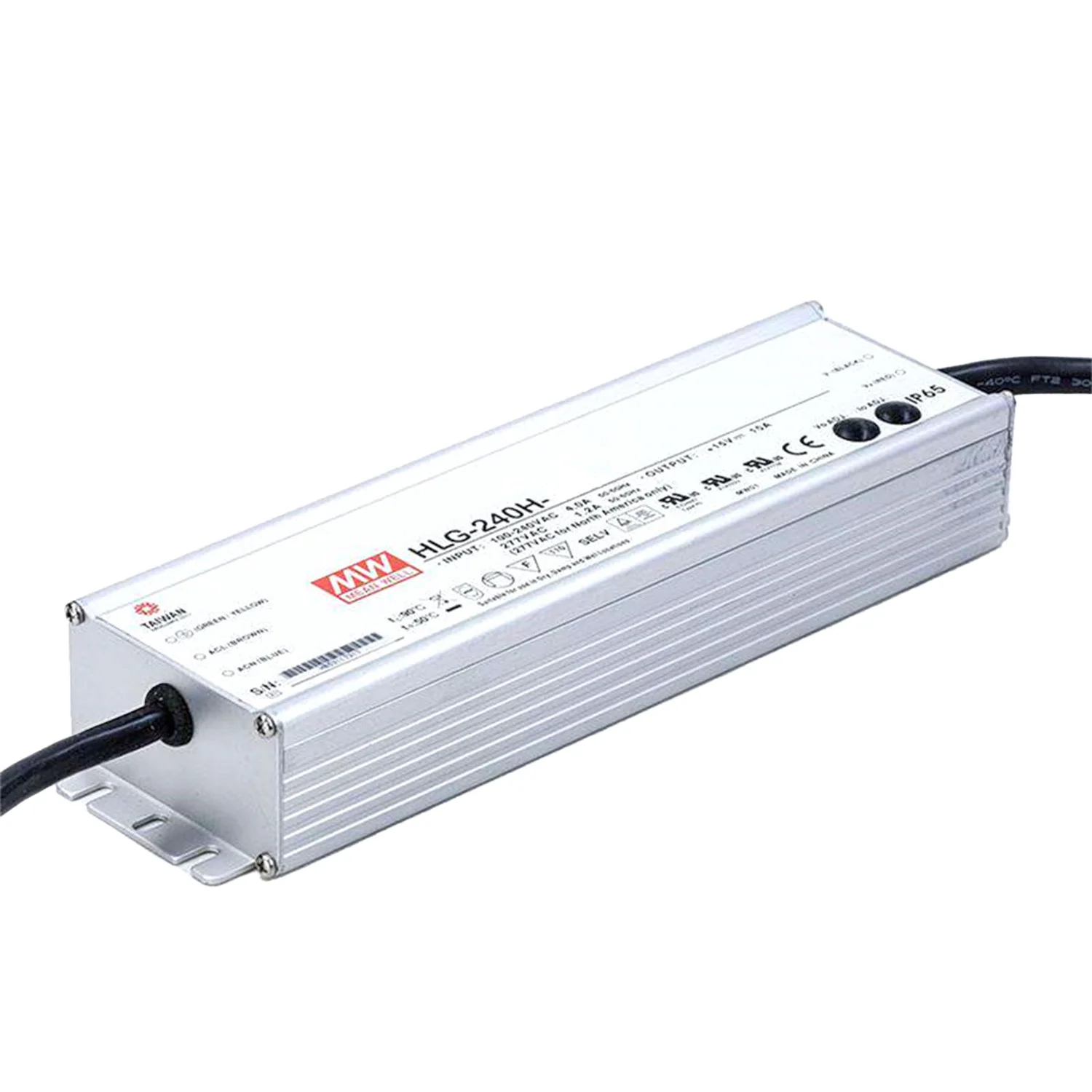 HLG-240H-30A Adjustable LED Driver 240W 30V 8A 92.5% Efficiency IP65 Versatile Dimming Single for Tailored Lighting