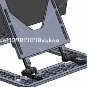 

ZS-VESA75 Thin Folding Portable Display Bracket 75mm Hole Spacing, Wall-mounted Portable Screen