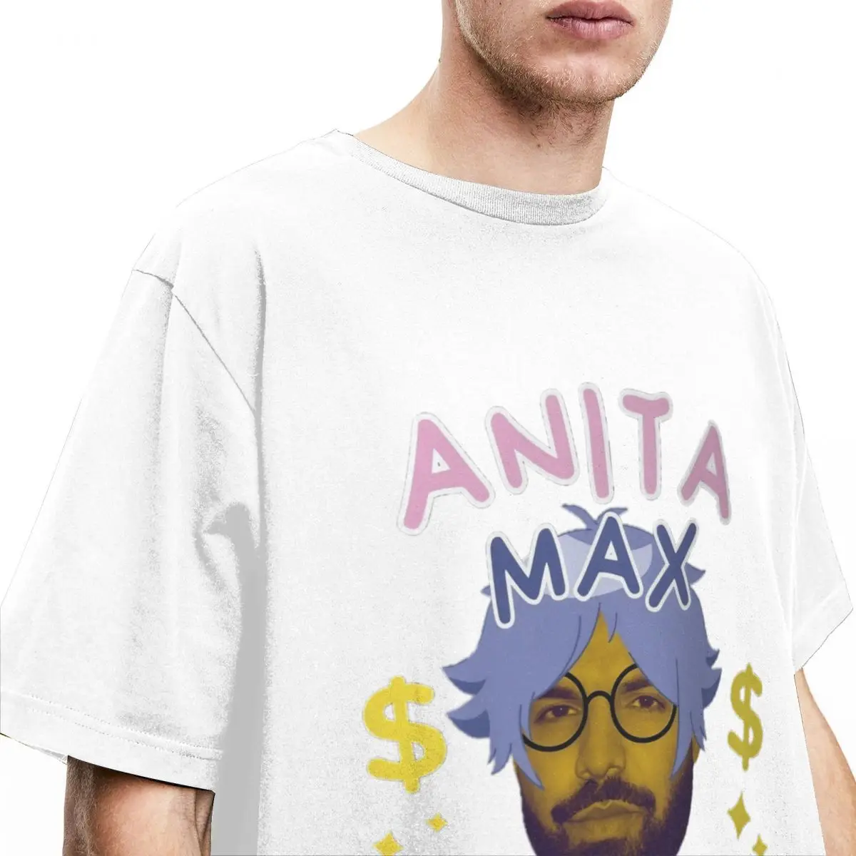 Men Women's Anita Max Wynn Funny Meme T Shirt Merch Cool Rapper Pure Cotton Clothing Novelty Short Sleeve Crew Neck Tee Shirt