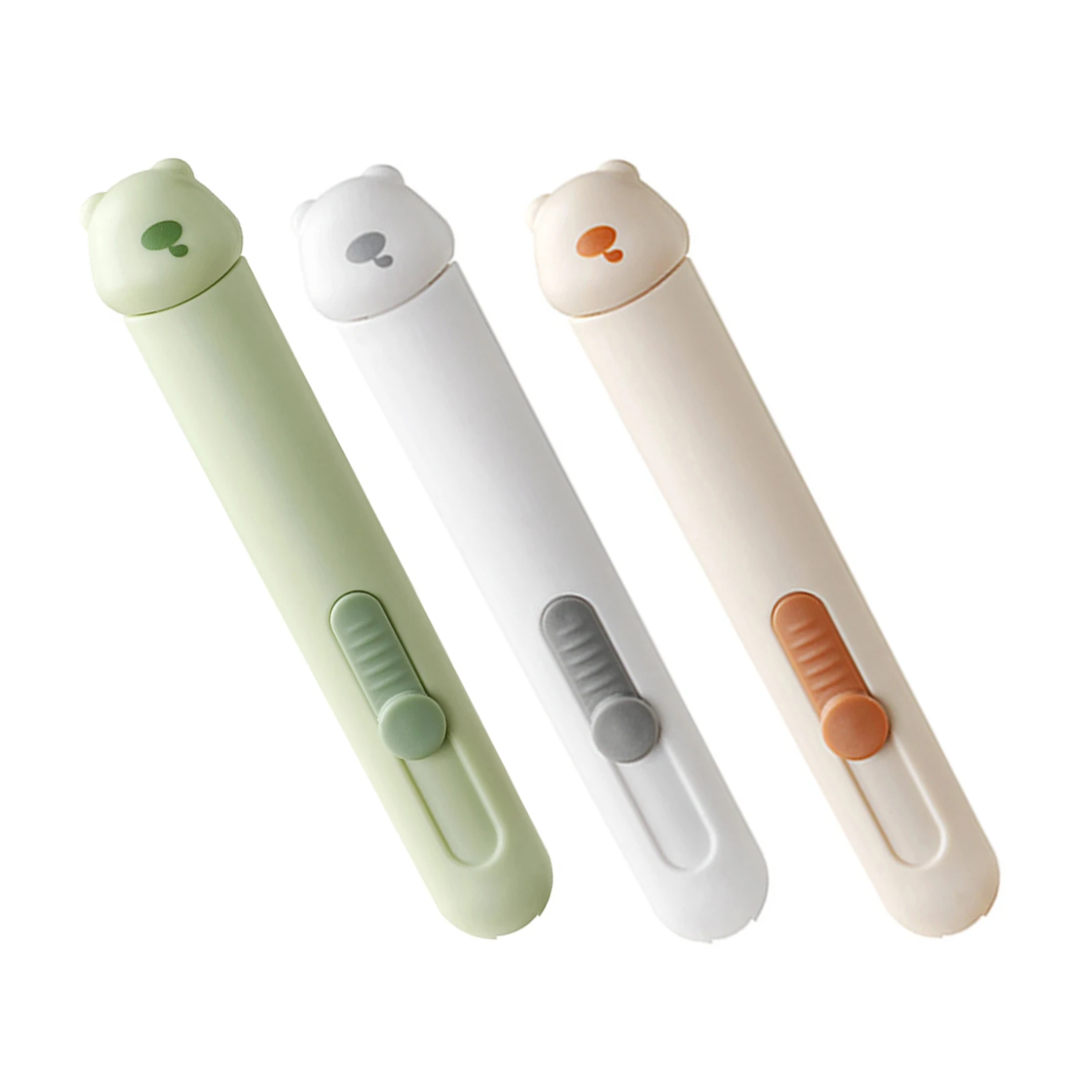 

3Pcs Dual Function Sewing Thread Remover Needle Threader Cartoon Bear Seam Rippers Stitch Puller Tool for Hand Sewing Embroidery