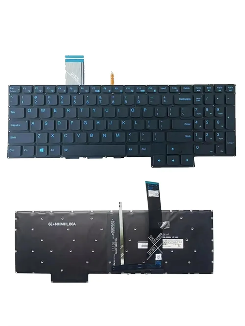 Keyboard for Lenovo Legion 5 Pro 16ith6 16ach6h 16iah7h 15ach6 17ach6 5-15imh05 with backlit Blue US Layout