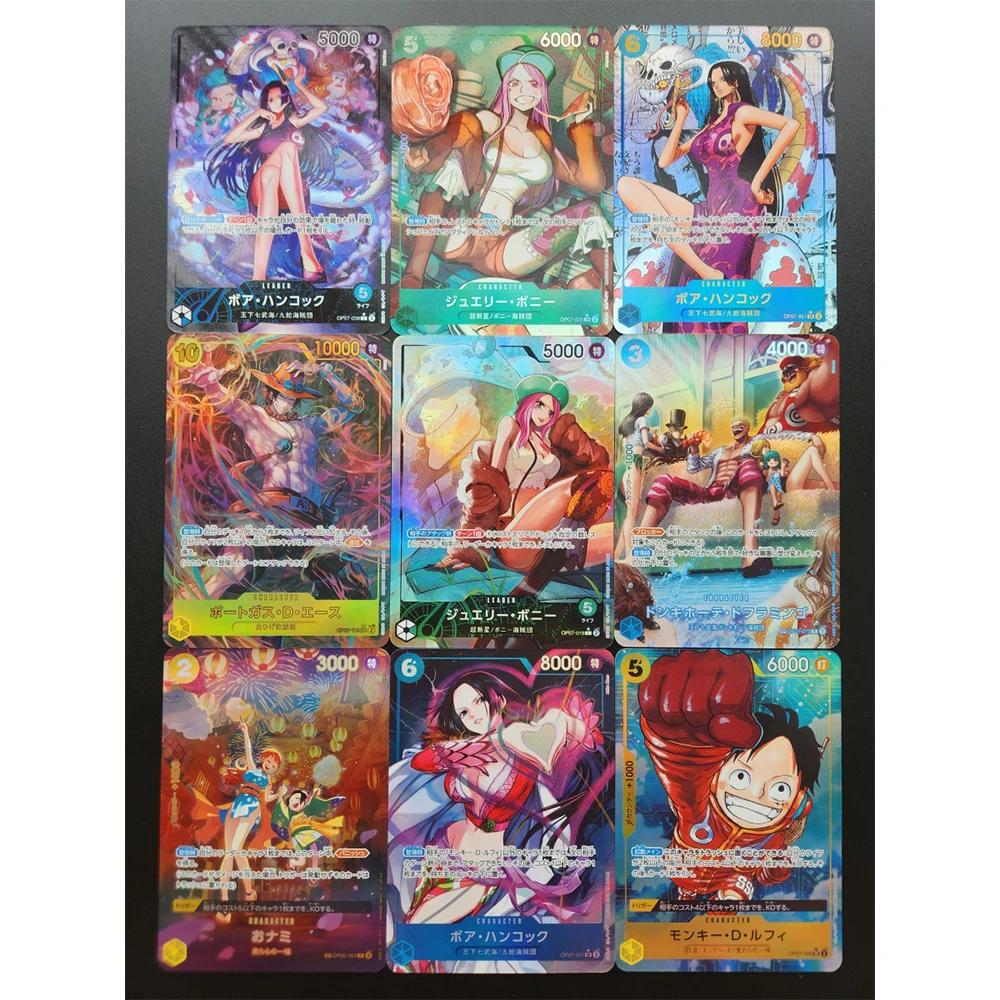 ONE PIECE Boa Hancock Monkey D Luffy DIY Homemade Xtreme OP-07 Karta kolekcjonerska Świąteczny prezent urodzinowy Zabawki do gier