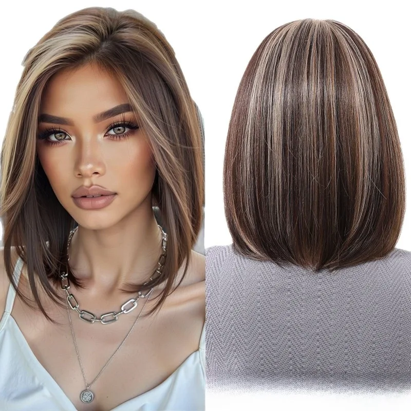 

13 * 6 Lace Wig Women's Bob Head Full Set, Natural Hair for Cosplay Parties, Daily Wear, Suitable for Women