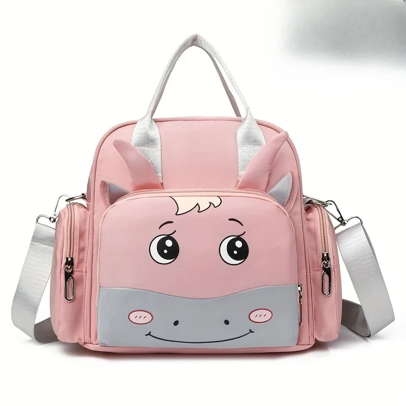 

1 шт., сумка для мамы и ребенка, водонепроницаемая, с отделением для влаги, на одно плечо, с двойной спинкой, с героями мультфильмов, большая вместительная многофункциональная автомобильная сумка