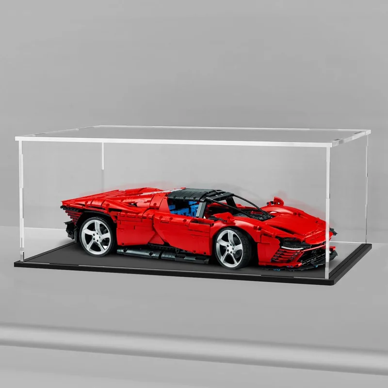 Clear Acrylic Display Case 18 Sizes Transparent Action Figures Toys Storage Box Cube Assemble Dustproof Collectibles Showcase