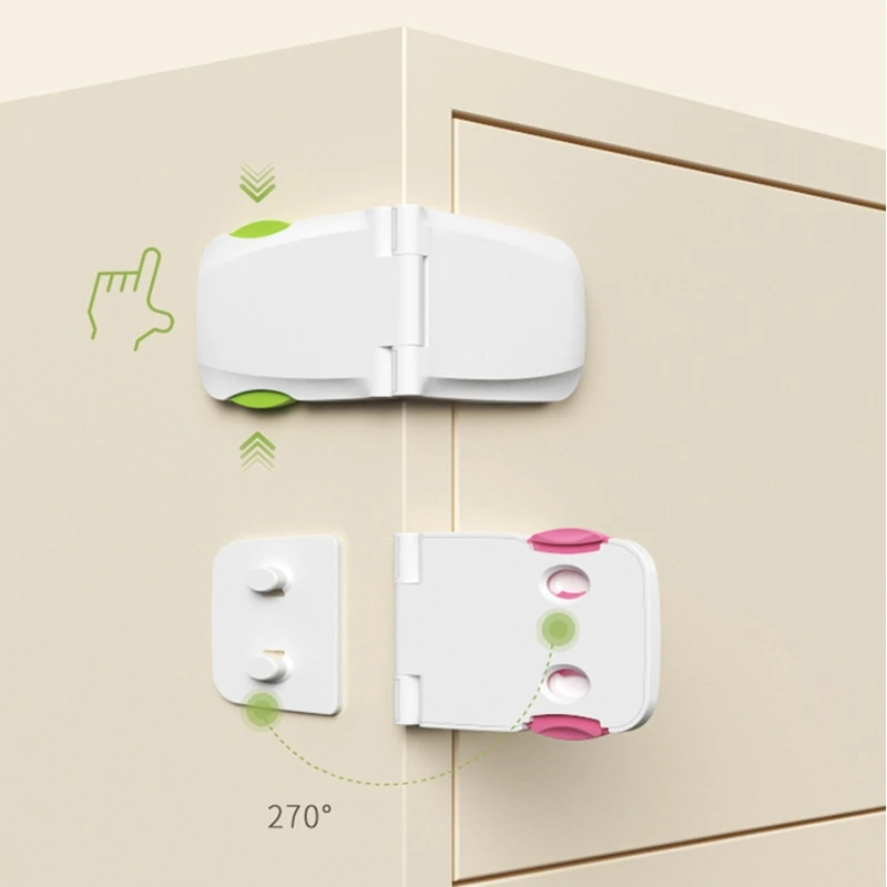 

Y1UB Замок ящика Детская безопасность для защиты Прямоугольные дверные замки Детская защитная пластиковая пряжка