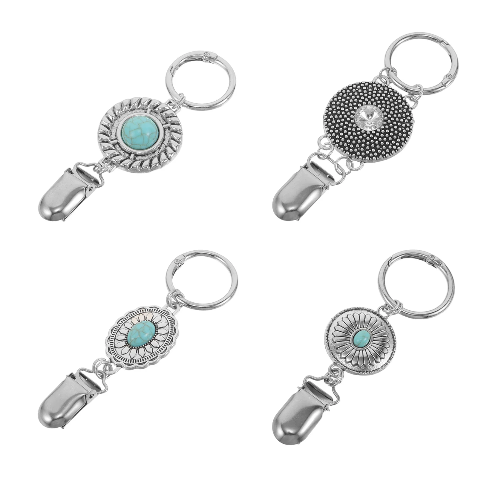 

4Pcs Hat Clips Hat Holder Travel Bag Windproof Handsfree Cap Clip Straw Cowboy Backpack Luggage Outdoor Protector