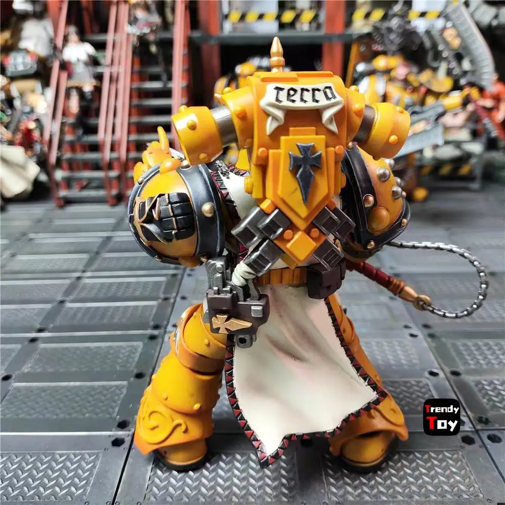 【JOYTOY】워해머 40K 임페리얼 피스트 시지스먼드 제일대장 1/18 액션 피규어 장난감 애니메이션 피규어