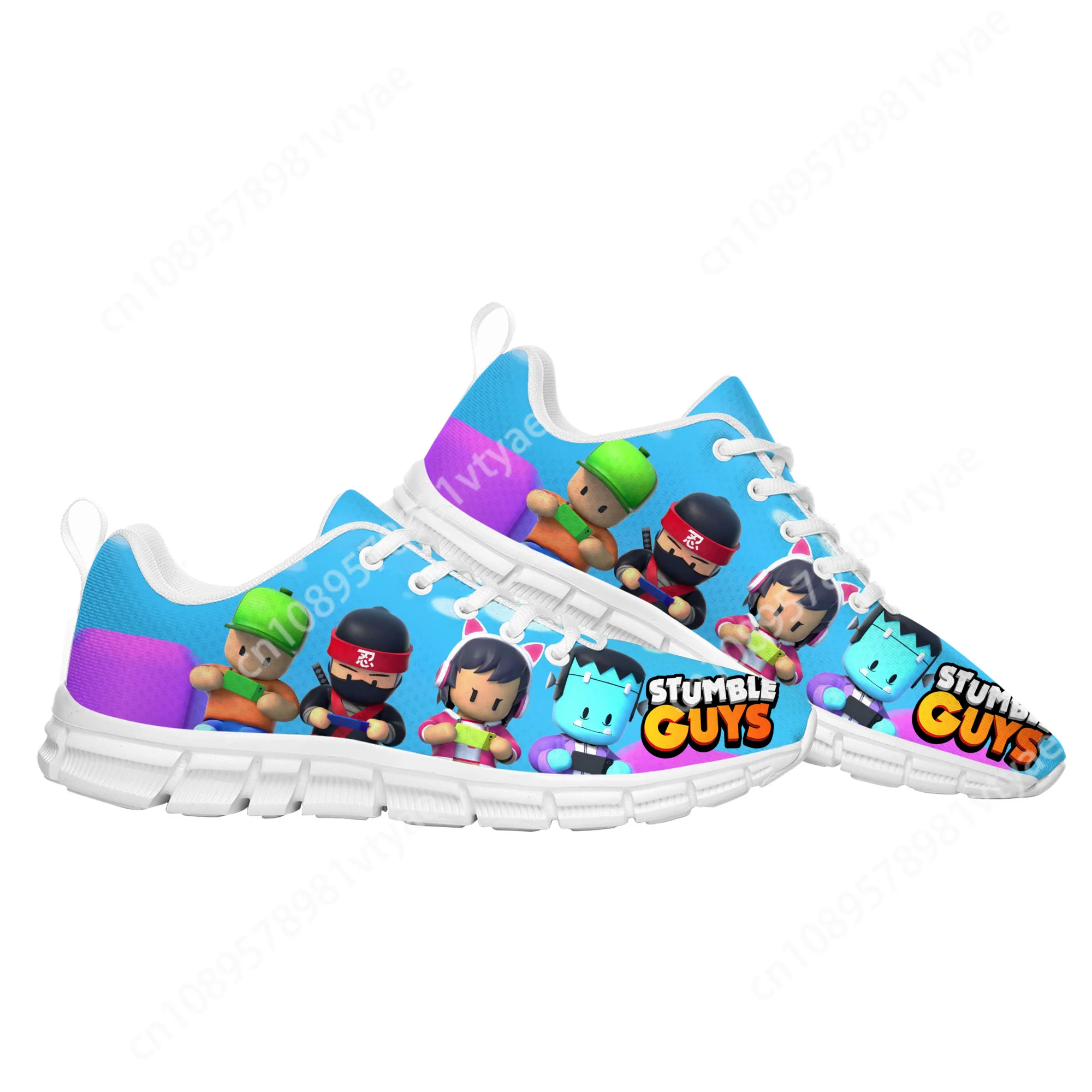 Stumble Guys Sports Shoes High Quality Cartoon Game Mens Womens Teenager Children Sneaker Fashion Tailor Made Couple Built Shoes