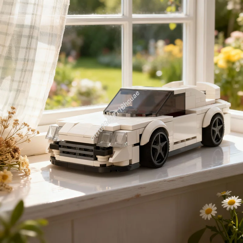 

237 деталей MOC City Champions: Конструктор «Тойота Супра», развивающая игрушка для сборки, креативный подарок на Рождество