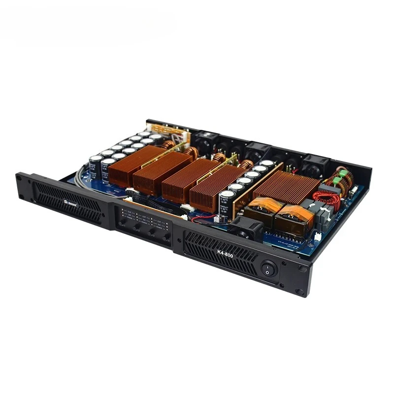 K4-800 Sinbosen 4 Channel 1u 4ohms Amplifier Digital Audio Sound Equipment 800 Watts
