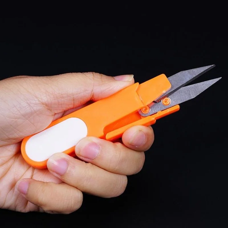 1Pcs Folding Fish Use Scissors Stainless Steel Portable Accessories Fishing Line Cut Clipper Fishing Scissor Tool