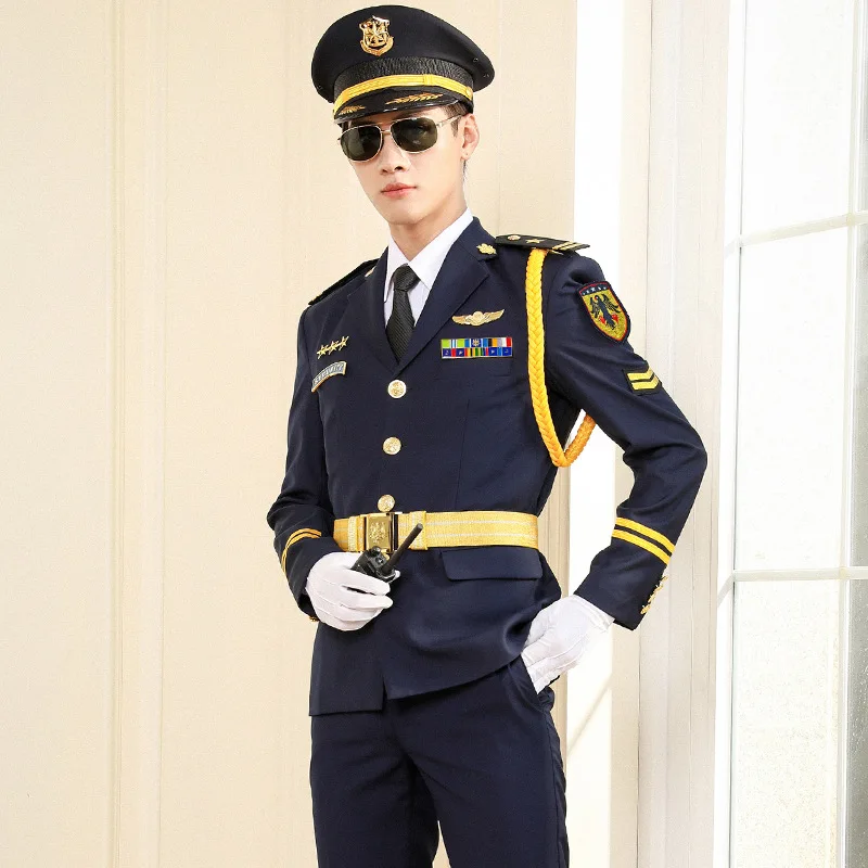 Security Suit Jacket Male Spring and Autumn Security Uniform Security Work Uniform Suit Male Image Post Protocol Uniform