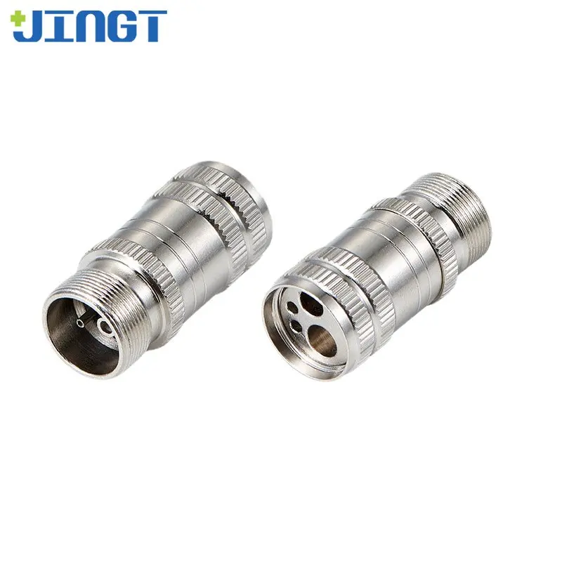 JINGT Dental High-Speed Mobile Phone Conversion Connector Four-Hole Rotation Two-Hole Head  Handset Adapter To Handpiece