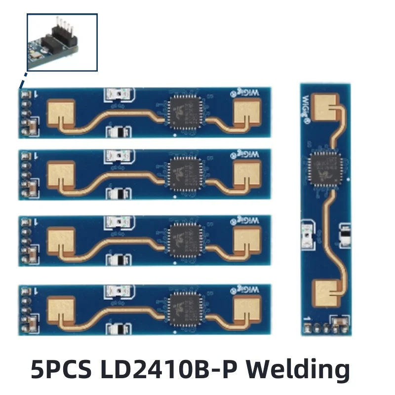 LAUBEI Hi-Link HLK-LD2410 LD2410B LD2410C 5V Mini FMCW 24G Smart Menselijke aanwezigheidssensor Radarmodule Consumentenelektronica