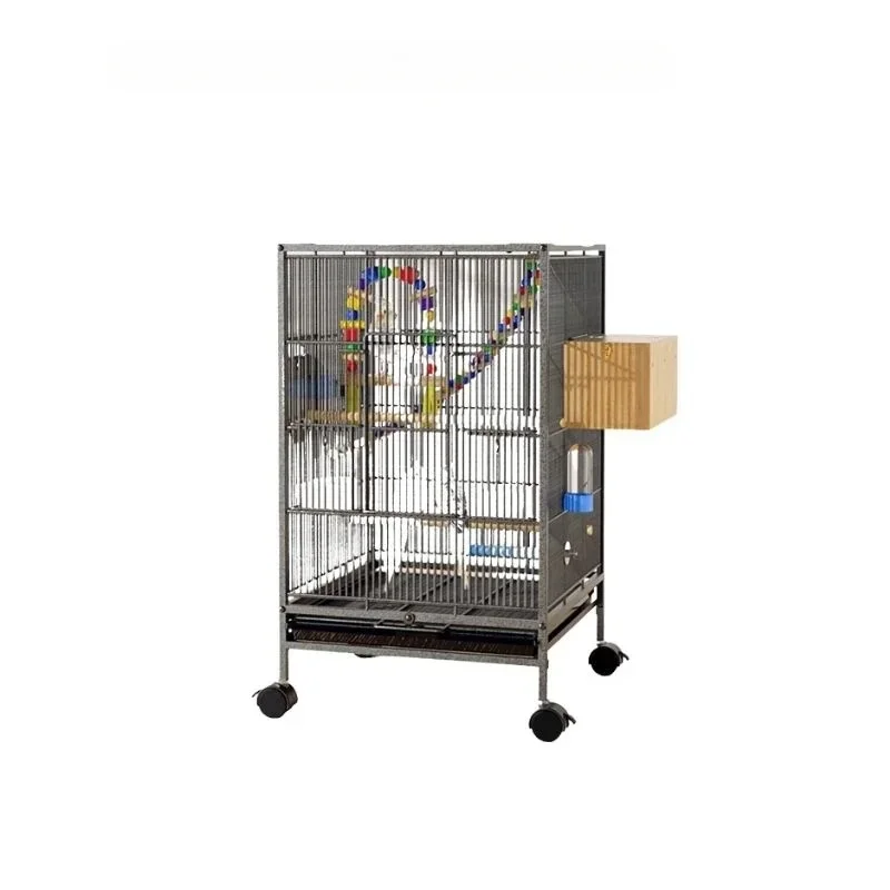 Large Bird Cage Hummingbird Nest Parrot Carrier House Lovebird Nesting Box Chinchilla Vogel Speelgoed Birds Accessories