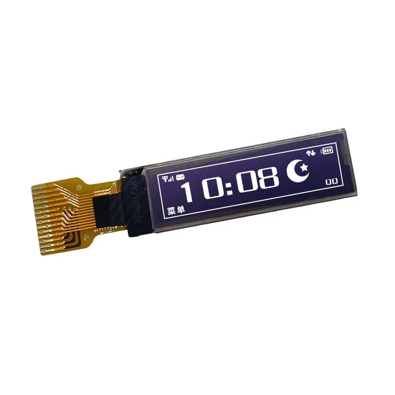 Tela OLED de 0,91 polegadas Novo display centrado 128*32 matriz de pontos 14PIN soldagem CH1115 driver