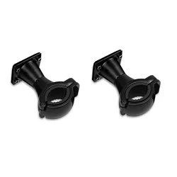 Handlebar Guard Rail Speaker Clamp Mount Bracket for SPK500, SPK400, SPK350, M150, M600, M1000 Motorcycle Audio (2PCS Black)