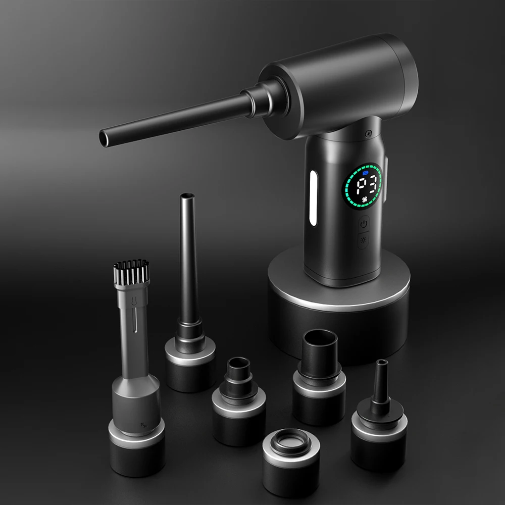 

【Three-in-one】 Wireless car vacuum cleaner High-power dust gun + vacuum cleaner + air pump Home car cleaning artifact