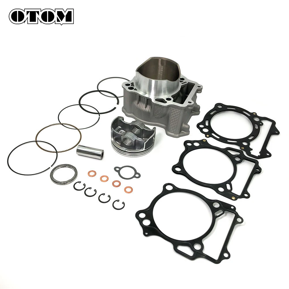 OTOM 94mm Motorcycle Cylinder Block Piston Ring Pin Upper Lower Cylinder Head Gasket Kit For SUZUKI DRZ400 LTZ400 Pit Dirt Bike