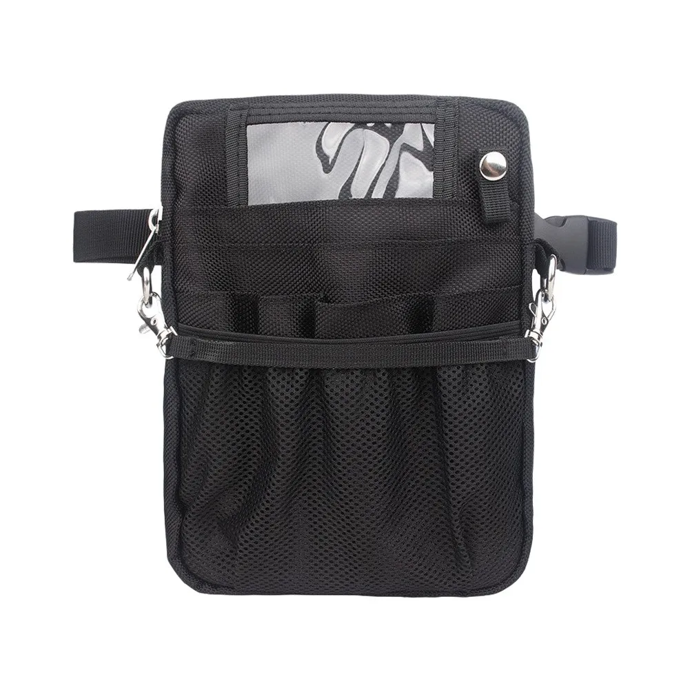 Functional Tool Waist Bag Featuring Quick Pockets Adjustable Strap and Clear ID Window for Daily Tasks Functional